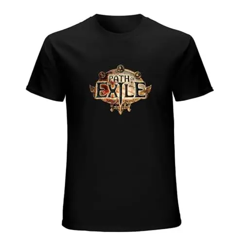Produktbild: Path of Exile Game Black T-Shirt Mens Tee Unisex Tops XXL