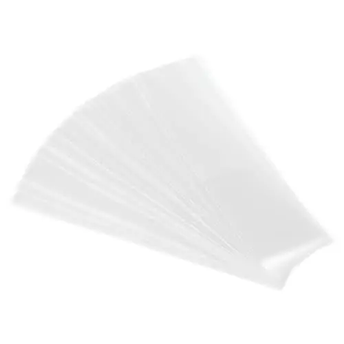 Produktbild: PATIKIL 130x35mm PVC Perforierte Schrumpfbänder, 500 Stück Schrumpffolie für Flaschen, Gläser, Dosen und Dosen, passend für Kappe mit einem Durchmesser von 3,03 bis 3,19