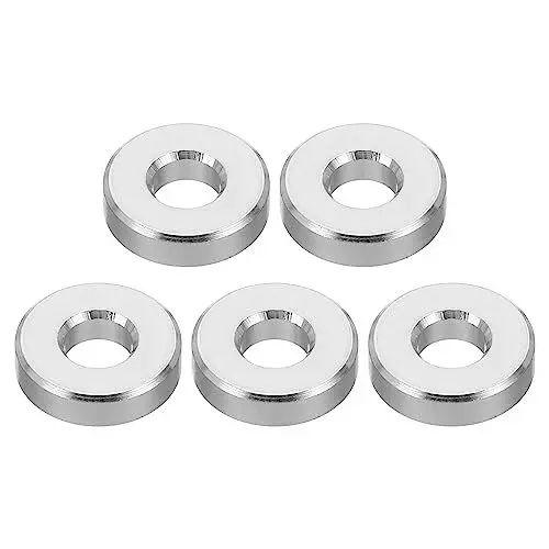 Produktbild: PATIKIL M6 5Stk Runde Aluminum Abstandshalter Metall Abstandshalter Aluminum 6.2mm ID x 15mm AD x 4mm L Dicke Aluminum Abstandshalter Schraube Abstand für 1/4