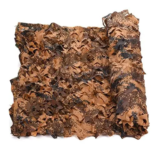 Produktbild: PATIKIL Tarngeflecht Tarnung Netz 19x4ft 210D Oxford Gewebe Dschungel Tarnnetz Jagd Blende Netz für Campen Sonnenschirm Tierwelt Fotografie und Party Dekoration Wüste Tarnung