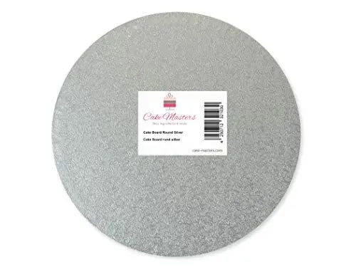 Produktbild: Pati-Versand Cakeboard rund 40cm Silber