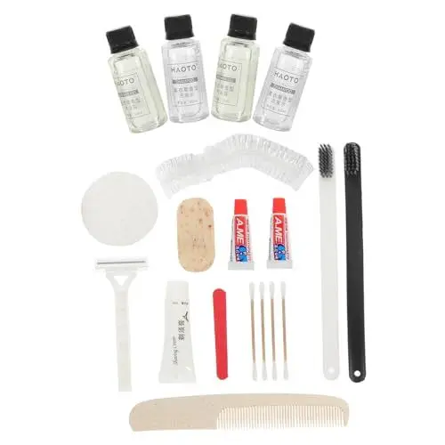 Produktbild: PATKAW 1 Satz Toilettenartikel Zahnbürste Reise-kosmetikset Lieferungen Für Geschäftsreisen Persönlich Einmaliges Duschgel Körperpflegeprodukt Körperpflegemittel Abs