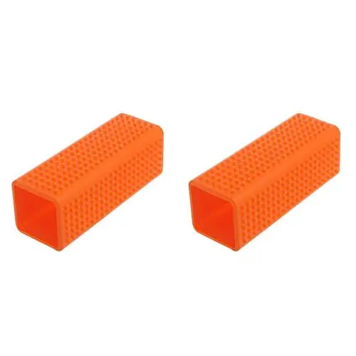 Produktbild: PATKAW Orangenreiniger 2 Stücke Haustier Hund Katze Haarentferner für Autos Möbel Teppich Block Roller Sofa Hohle Gummi Reinigungsbürste Haushaltsreiniger