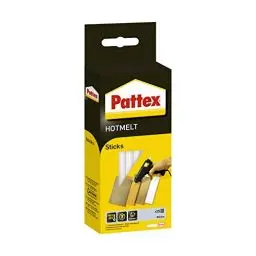 Produktbild: Pattex Hotmelt Sticks, Klebesticks für die Heißklebepistole mit extrem hoher Transparenz, Heißkleber Sticks zum Basteln, Dekorieren und Reparieren, 1x25 Sticks