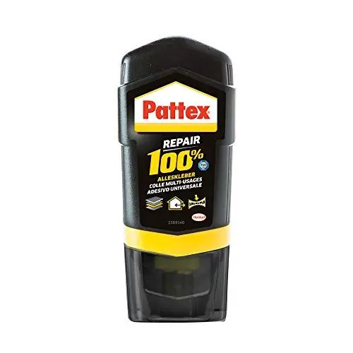 Produktbild: Pattex Repair 100% Alleskleber, starker Kleber für den Innen- und Außenbereich, Klebstoff zur Reparatur für verschiedene Materialien, 1x50g