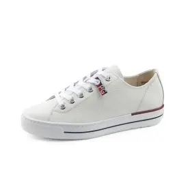 Produktbild: Paul Green Damen, Frauen Low-Top Sneaker,Laufschuhe,schnürschuhe,schnürer,Plateausohle,Halbschuhe,straßenschuhe,Weiß (JA),40.5 EU / 7 UK