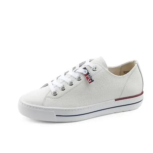 Produktbild: Paul Green Damen, Frauen Low-Top Sneaker,Laufschuhe,schnürschuhe,schnürer,Plateausohle,Halbschuhe,straßenschuhe,Weiß (JA),40.5 EU / 7 UK