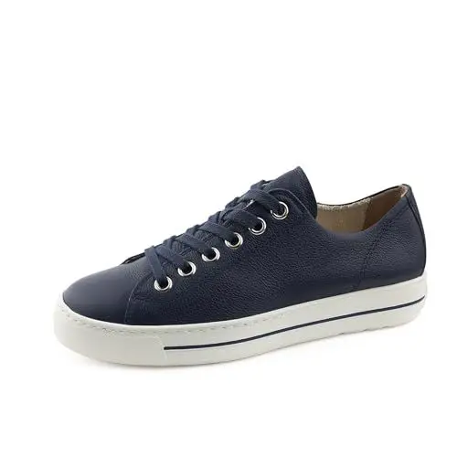 Produktbild: Paul Green Damen, Frauen Low-Top Sneaker,schnürer,Plateausohle,Halbschuhe,straßenschuhe,Strassenschuhe,Sportschuhe,Dunkelblau (JA),40 EU / 6.5 UK
