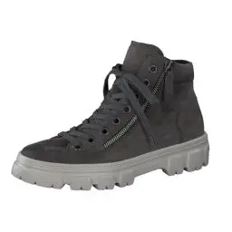 Produktbild: Paul Green Damen Hightop-Sneaker, Frauen High-Top Sneaker,Freizeitschuhe,Turnschuhe,Laufschuhe,schnürschuhe,schnürer,Grau (Iron),40 EU / 6.5 UK