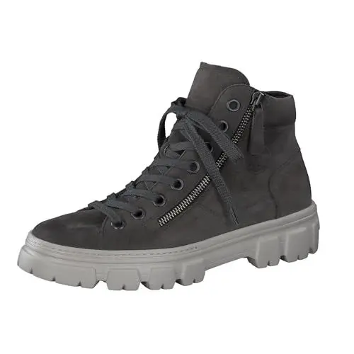 Produktbild: Paul Green Damen Hightop-Sneaker, Frauen High-Top Sneaker,Freizeitschuhe,Turnschuhe,Laufschuhe,schnürschuhe,schnürer,Grau (Iron),40 EU / 6.5 UK