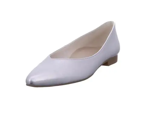 Produktbild: Paul Green Damen SUPER Soft Ballerina, Frauen Slipper,College Schuhe,Businessschuhe,Mokassins,Halbschuhe,Slides,Loafer,Silber (MET.ALU),39 EU / 6 UK