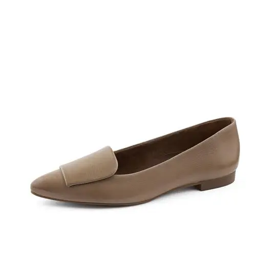 Produktbild: Paul Green Damen SUPER Soft Ballerina, Frauen Slipper,Loafer,College Schuhe,Businessschuhe,Slip-ons,Mokassins,Halbschuhe,Hellbraun (Alpaca),40.5 EU / 7 UK