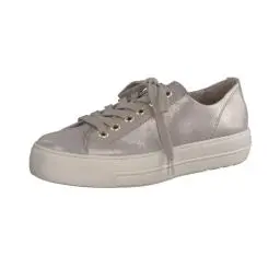 Produktbild: Paul Green Damen SUPER Soft Pauls, Frauen Bequemschuhe,Schnuerschuhe,Schnuerer,straßenschuhe,Strassenschuhe,Beige Metallic (Cachemire),38 EU / 5 UK