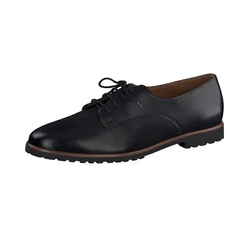 Produktbild: Paul Green Damen Schnürer, Frauen Businessschuhe,lace-up Shoes,Low-tie,schnürschuhe,Halbschuhe,klassisch,elegant,Schwarz (Black),40 EU / 6.5 UK