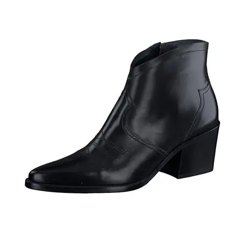 Produktbild: Paul Green Damen Stiefelette, Frauen Ankle Boots,reißverschluss,Bootee,Booties,halbstiefel,Kurzstiefel,uebergangsschuhe,Schwarz (Black),39 EU / 6 UK
