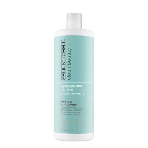 Produktbild: Paul Mitchell Clean Beauty Hydrate Conditioner – Haar-Spülung mit Oliven-Öl, reichhaltige Pflege und Reparatur für trockenes Haar – 1000 ml