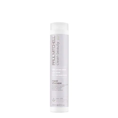 Produktbild: Paul Mitchell Clean Beauty Repair Shampoo – Haar-Wäsche Mit Amarant-Extrakt, Pflege Und Reparatur Für Geschädigtes Und Brüchiges Haar – 250ml