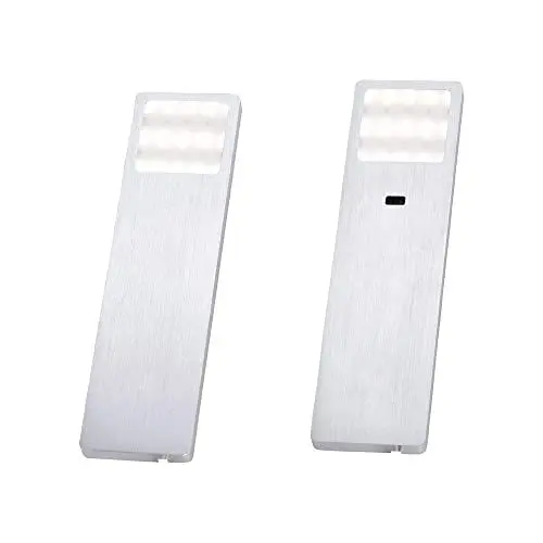 Produktbild: Paul Neuhaus 1120-95-2 HELENA LED-Unterbauleuchte 2er Set 4W Warmweiß Aluminium (gebuerstet)