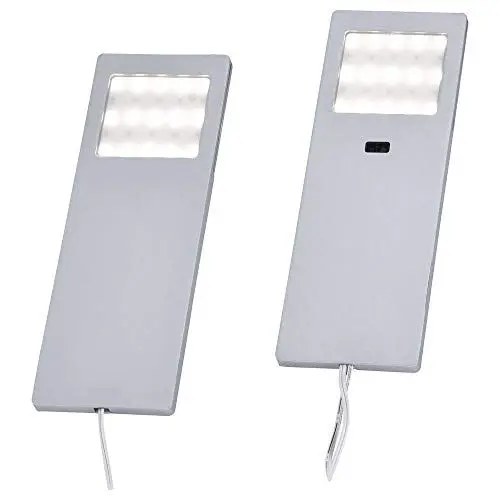 Produktbild: Paul Neuhaus 1121-95-2 HELENA LED-Unterbauleuchte 2er Set 4W Warmweiß Aluminium