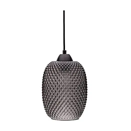 Produktbild: Pauleen 48188 Gleaming Glamour Pendelleuchte max. 20 Watt Rauchglas, Schwarz Glas, Metall E27