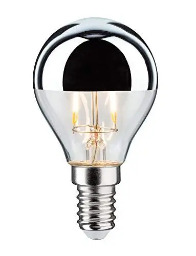 Produktbild: Paulmann 28663 LED Lampe Filament Tropfen 2,6W Leuchtmittel Kopfspiegel Silber 2700K Warmweiß E14