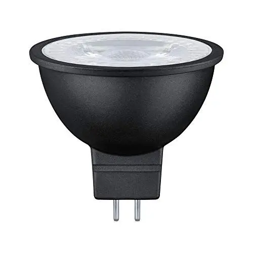 Produktbild: Paulmann 28872 LED Lampe Reflektor GU5,3 12V 445lm 6,5W 4000K Schwarz matt dimmbar Lampen Leuchtmittel