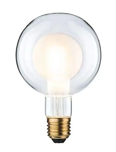 Produktbild: Paulmann 28768 LED Lampe Inner Shape G95 Globe 4W dimmbar Leuchtmittel Matt effizientes Licht Warmweiß 2700K E27