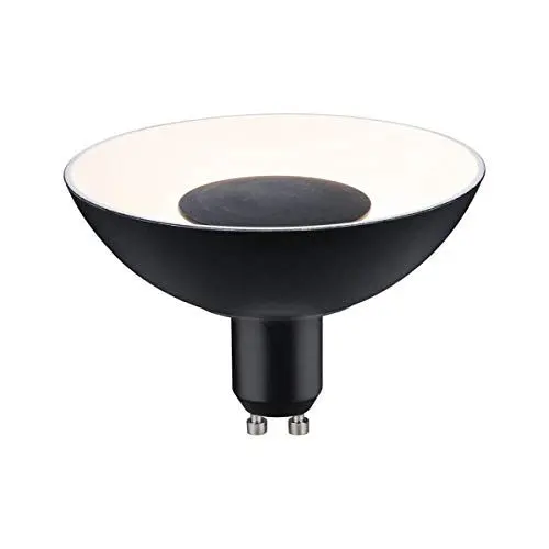 Produktbild: Paulmann 28795 LED Lampe Reflektor 3-Stufen-dimmbar 4,9 Watt dimmbar Energiesparlampe Schwarz, Weiß Beleuchtung Lampen 3000 K GU10