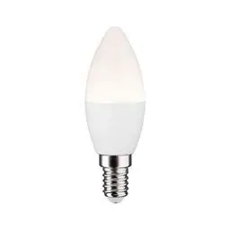 Produktbild: Paulmann 50125 LED Lampe Kerze Smart Home Zigbee Warmweiß 5 Watt dimmbar Energiesparlampe Matt Beleuchtung Lampen 2700 K E14
