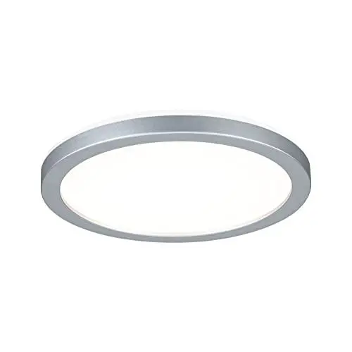 Produktbild: Paulmann 70990 LED Panel Atria Shine 190mm rund incl. 1x11,2 W Warmweiß Chrom matt Lichtpanel Kunststoff Deckenpanel 3000 K