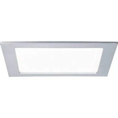 Produktbild: Paulmann Leuchten 92078 Einbaupanel LED eckig 18 W 4000 K, Plastik, chrom matt, 22 x 22 x 0.5 cm