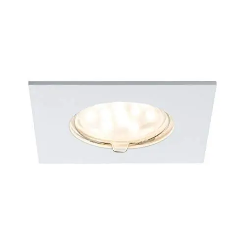 Produktbild: Paulmann 927.60 Premium EBL Set Coin klar eckig starr LED 3x6,8W 2700K 230V 51mm Weiss matt 92760 Spot Einbaustrahler Einbauleuchte