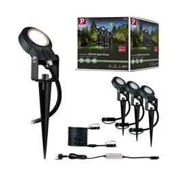 Produktbild: Paulmann Leuchten Paulmann 93696 Outdoor Plug & Shine 3er-Set Spot Sting Basisset IP67 3000K 3 x 6W