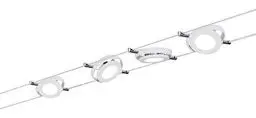 Produktbild: Paulmann 94105 Seilsystem RoundMac Set erweiterbar Warmweiß 4x4W LED Weiß matt Seilleuchte Hängeleuchte