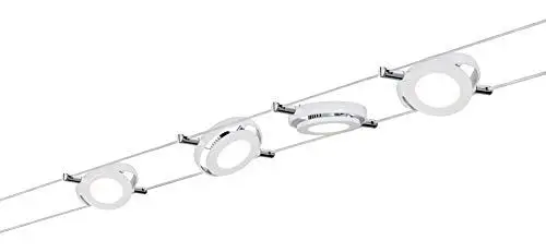Produktbild: Paulmann 94105 Seilsystem RoundMac Set erweiterbar Warmweiß 4x4W LED Weiß matt Seilleuchte Hängeleuchte