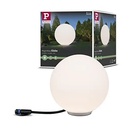 Produktbild: Paulmann 941.77 Outdoor Plug & Shine Lichtobjekt Globe IP67 3000K 235lm 24V 94177 Kugelleuchte Ausse