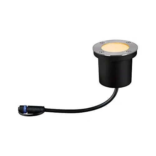 Produktbild: Paulmann 94716 Plug & Shine LED Außenleuchte Bodeneinbauleuchte Floor insektenfreundlich IP67 2200K 4,5W Anthrazit rund Goldlicht Metall