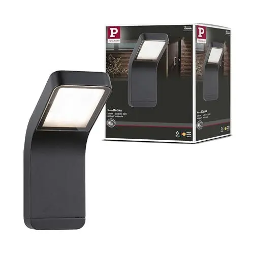 Produktbild: Paulmann 94744 LED Außenleuchte Wandleuchte Kulma seewasserresistent IP44 90x174mm 3000K 7,5W 520lm 230V Anthrazit Alu Warmweiß