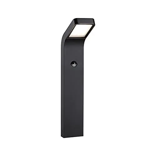 Produktbild: Paulmann 94747 LED Außenleuchte Pollerleuchte Kulma Bewegungsmelder seewasserresistent IP44 500mm 3000K 7,5W 500lm 230V Anthrazit Alu Warmweiß