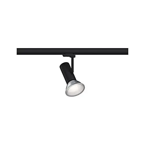 Produktbild: Paulmann 95408 Schienensystem ProRail3 Schienenspot Apol E27 max. 50W 230V Schwarz Schienensysteme Deckenschiene Metall, Kunststoff