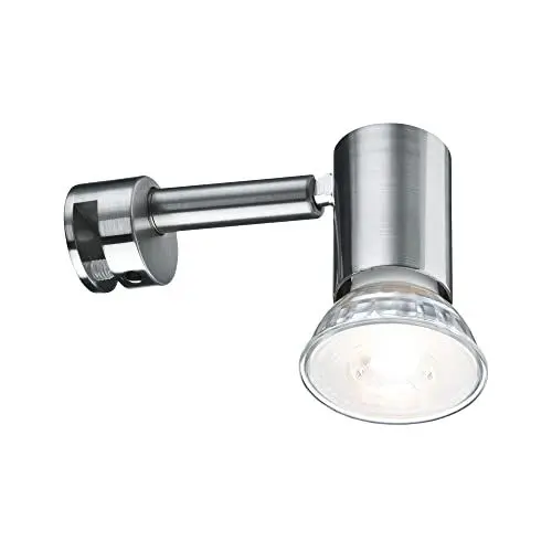 Produktbild: Paulmann Galeria Simplo LED Spiegelleuchte 1x5,3W GU10 Eisen gebürstet 230V Metall