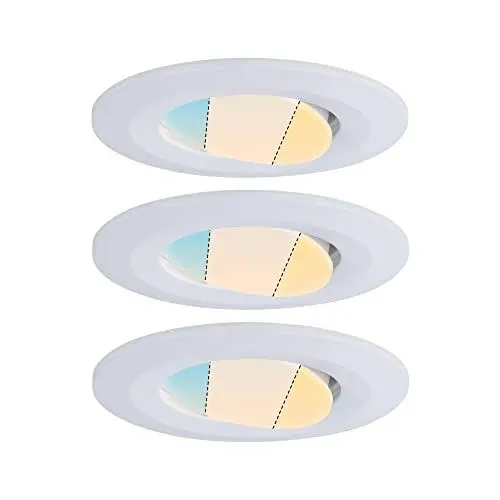 Produktbild: Paulmann 99935 Einbauleuchte LED Calla rund 3x5,5W Weiß matt schwenkbar Whiteswitch