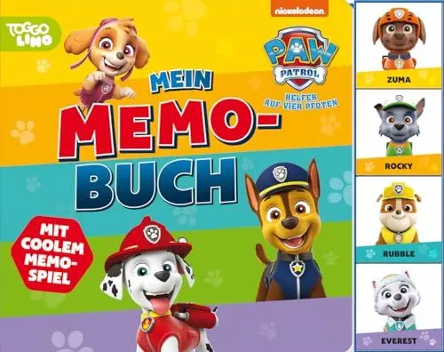 Produktbild: PAW Patrol Mein Memo-Buch: Mit 40 Memo-Karten! Für Kinder ab 3 Jahren