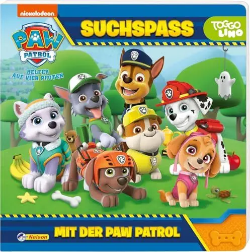 Produktbild: PAW Patrol Pappbilderbuch: Suchspaß mit der PAW Patrol: Wimmelbuch ab 3 Jahren | Interaktives Suchbuch mit Marshall, Rubble, Zuma, Chase, Rocky und Skye