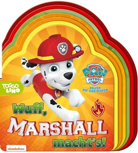 Produktbild: PAW Patrol Pappbilderbuch: Wuff, Marshall macht's!: Mit dem heldenhaften Feuerwehrhund | Für Kinder ab 3 Jahre