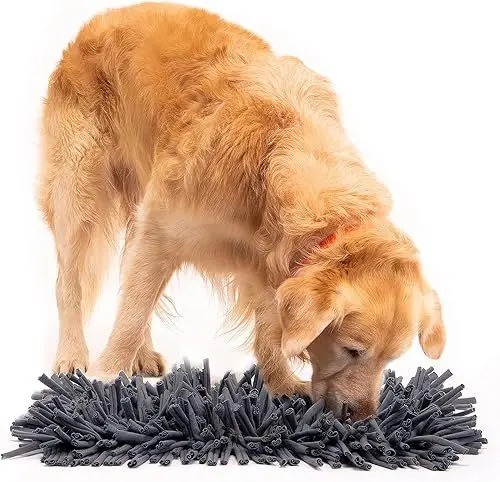 Produktbild: PAW5 Wooly Schnüffelteppich für Hunde – Fütterungsmatte fördert die natürliche Futtersuche & Intelligenz - einfach zu befüllen, langlebig und maschinenwaschbar - Für Jede Hunderasse 12 