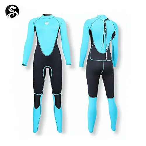 Produktbild: PAWHITS Thermal-Neoprenanzug für Damen, 3 mm, langärmelig, volle Länge, zum Tauchen, Surfen, Schnorcheln