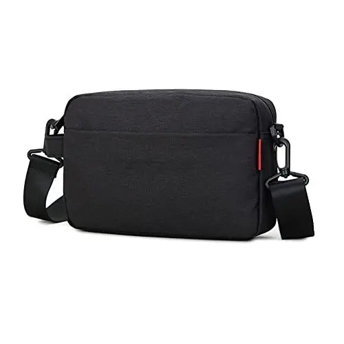 Produktbild: Pawleso Herren Umhängetasche Lässig Brusttaschen Mittelgroße Schultertasche Männer Messenger Bag, Nylon Wasserdichte Haltbare Kleine Quadratische Tasche