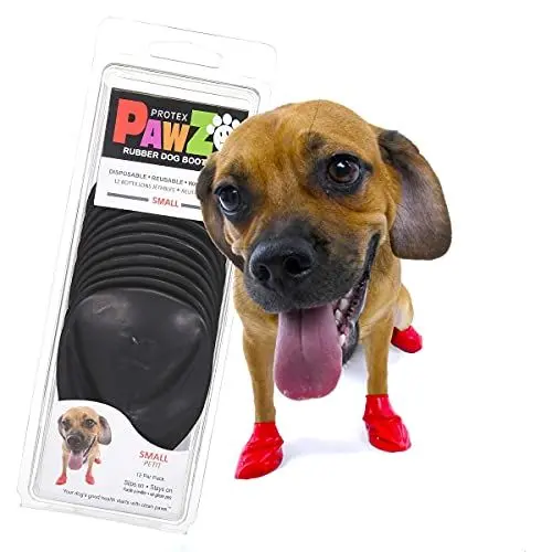 Produktbild: PAWZ 975113 PAWB-S Hundestiefel, schwarz, Small (1er Pack)
