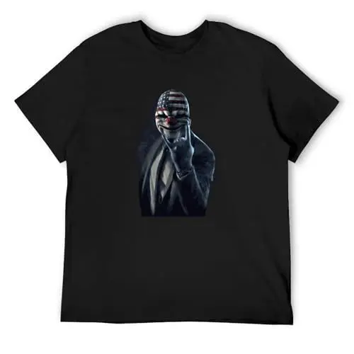 Produktbild: Payday 2 Ge1726Xl Rock On Mens T-Shirt Black Unisex Mens Tees XL